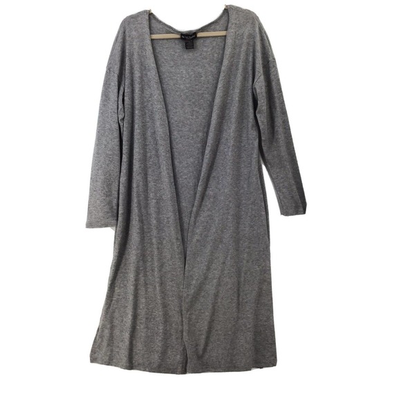 See You Monday Sweaters - See You Monday Duster Cardigan Open Front Deep Side Vents
